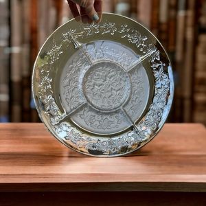 ***SOLD***Princess House Chip and Dip Set Fantasia Pattern